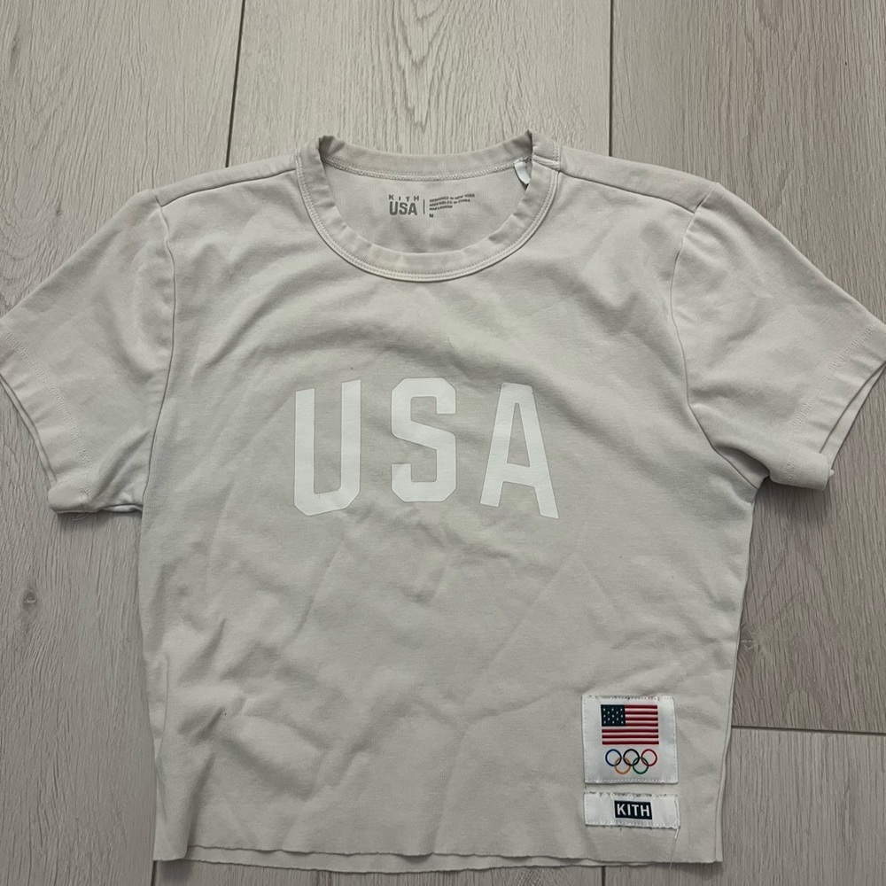 KITH Team USA cropped shirt. Runs small.